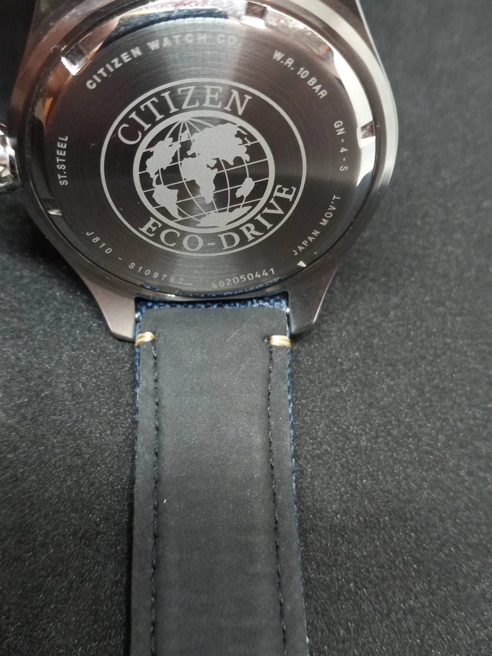 Citizen Eco-Drive Navy Dial Canvas Strap Watch